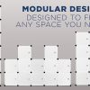 Mount-It! Work-It WI-40 Modular Cube Storage, Large Size, Black, Set Of 12 Cubes - Image 2