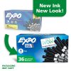 EXPO® Low-Odor Dry-Erase Markers, Fine Point, Black, Pack Of 36 - Image 2
