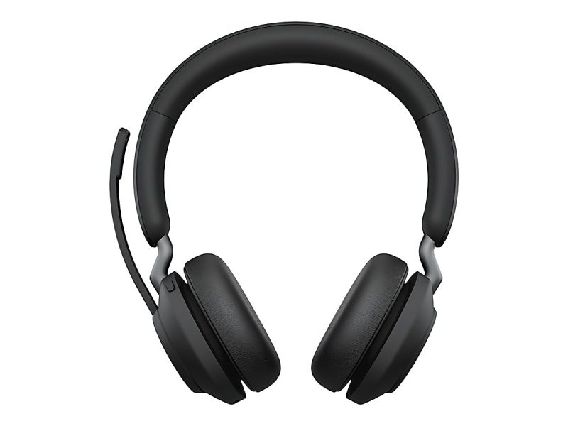 Jabra Evolve2 65 Headset - Microsoft Teams Certification - Stereo - Wireless - Bluetooth - 98.4 ft - Over-the-head - Binaural - Supra-aural