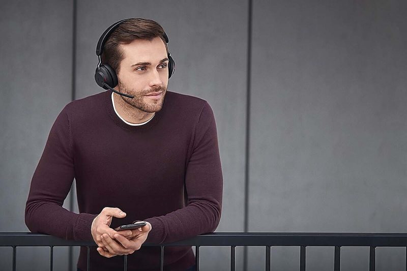 Jabra Evolve2 65 Headset - Microsoft Teams Certification - Stereo - Wireless - Bluetooth - 98.4 ft - Over-the-head - Binaural - Supra-aural - Image 7