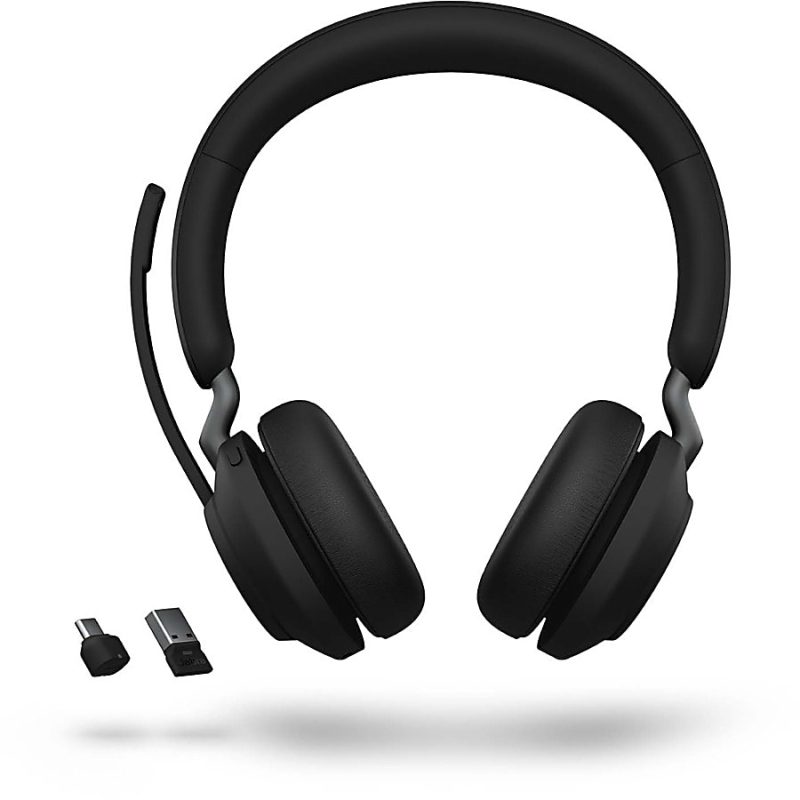 Jabra Evolve2 65 Headset - Microsoft Teams Certification - Stereo - Wireless - Bluetooth - 98.4 ft - Over-the-head - Binaural - Supra-aural - Image 12