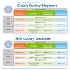 DIXIE® HEAVY-WEIGHT POLYSTYRENE DISPOSABLE PLASTIC FORKS GRAB-N-GO® BY GP PRO (GEORGIA-PACIFIC), BLACK, 10 PACKS PER CASE - Image 7