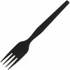 DIXIE® HEAVY-WEIGHT POLYSTYRENE DISPOSABLE PLASTIC FORKS GRAB-N-GO® BY GP PRO (GEORGIA-PACIFIC), BLACK, 10 PACKS PER CASE - Image 9