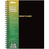 Willow Creek Press 12-Month Undated Budget/Finance Monthly Tracker Planner, 8-1/2" x 11", Black
