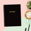 Willow Creek Press 12-Month Undated Budget/Finance Monthly Tracker Planner, 8-1/2" x 11", Black - Image 2