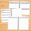 Willow Creek Press 12-Month Undated Budget/Finance Monthly Tracker Planner, 8-1/2" x 11", Black - Image 5