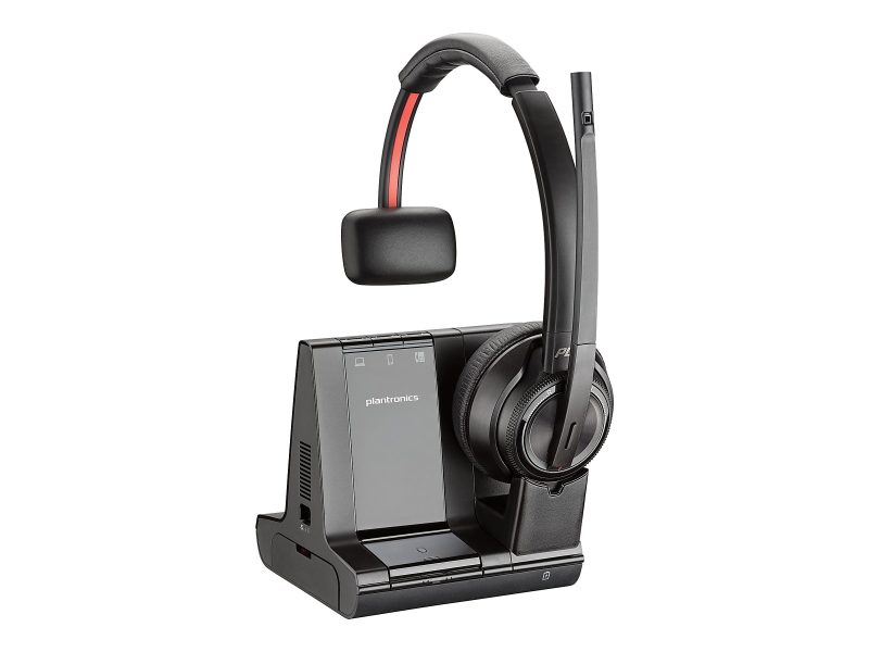 Poly Savi 8200 Series W8210-M - Microsoft - headset - on-ear - DECT 6.0 / Bluetooth - wireless - active noise canceling - Certified for Microsoft Teams - Image 3