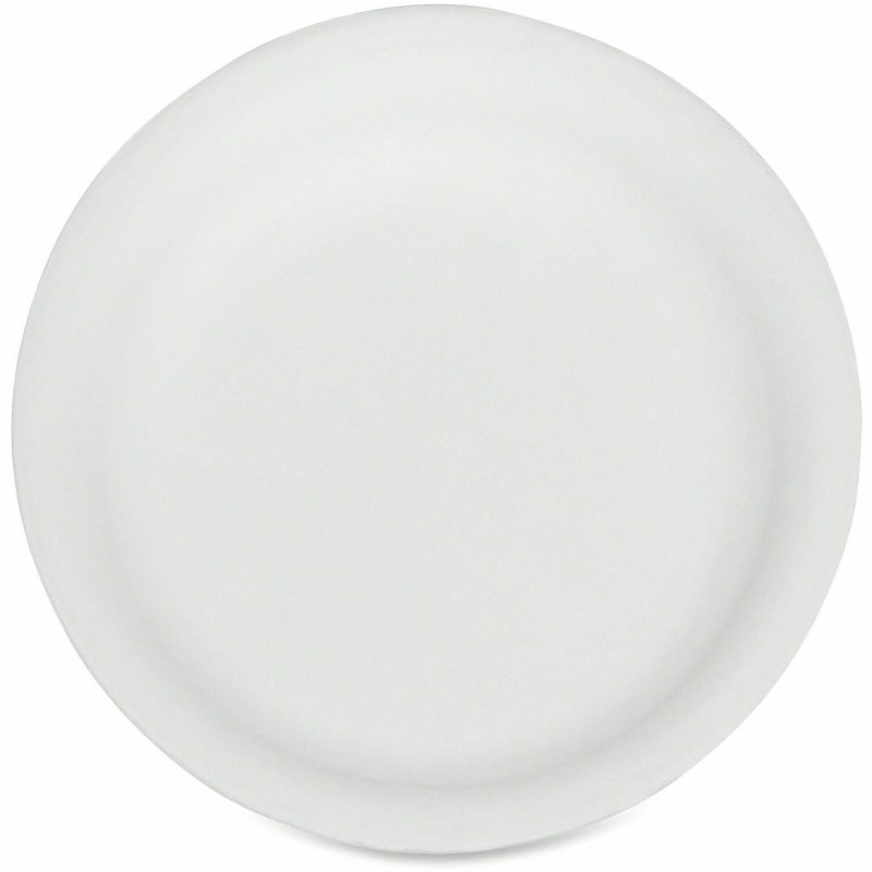 SKILCRAFT® Disposable Paper Plates, 9", White, Pack Of 500 (AbilityOne 7350-00-290-0594) - Image 2
