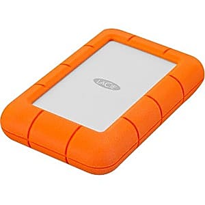 LaCie Rugged Mini  4TB Portable External Hard Drive, LAC9000633, Orange
