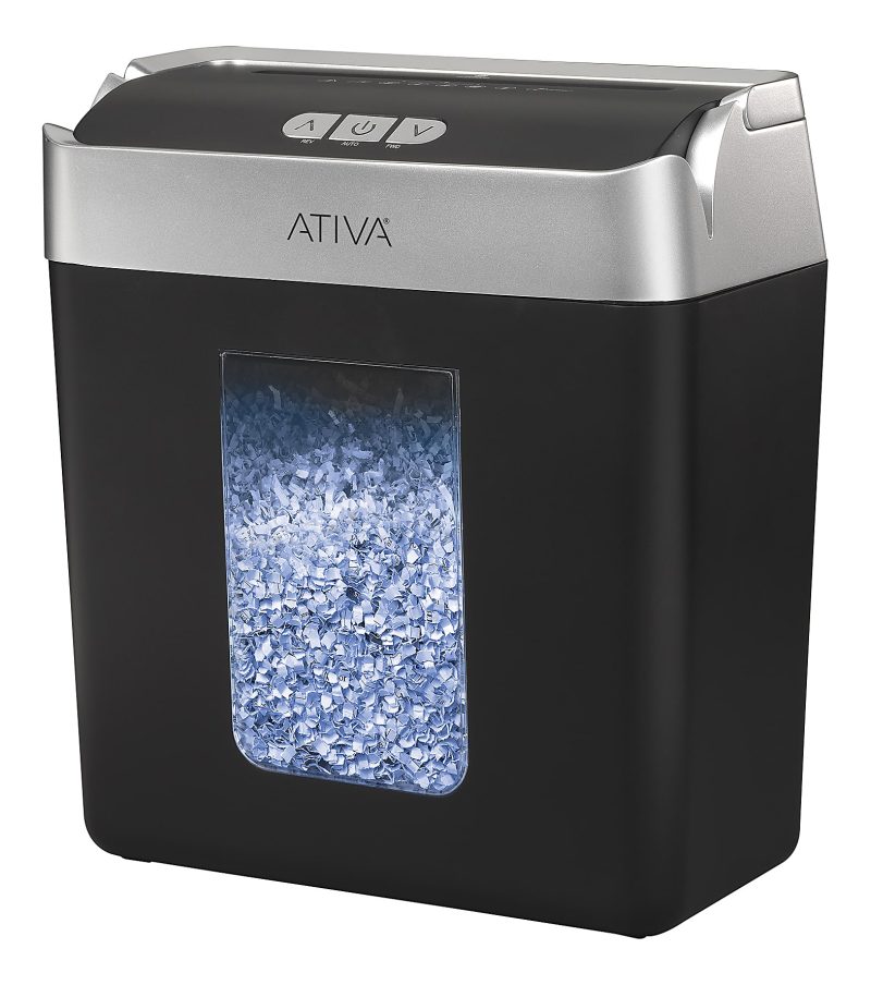 Ativa® 8-Sheet Micro-Cut Lift-Off Shredder With Handle, OMM83B - Image 3