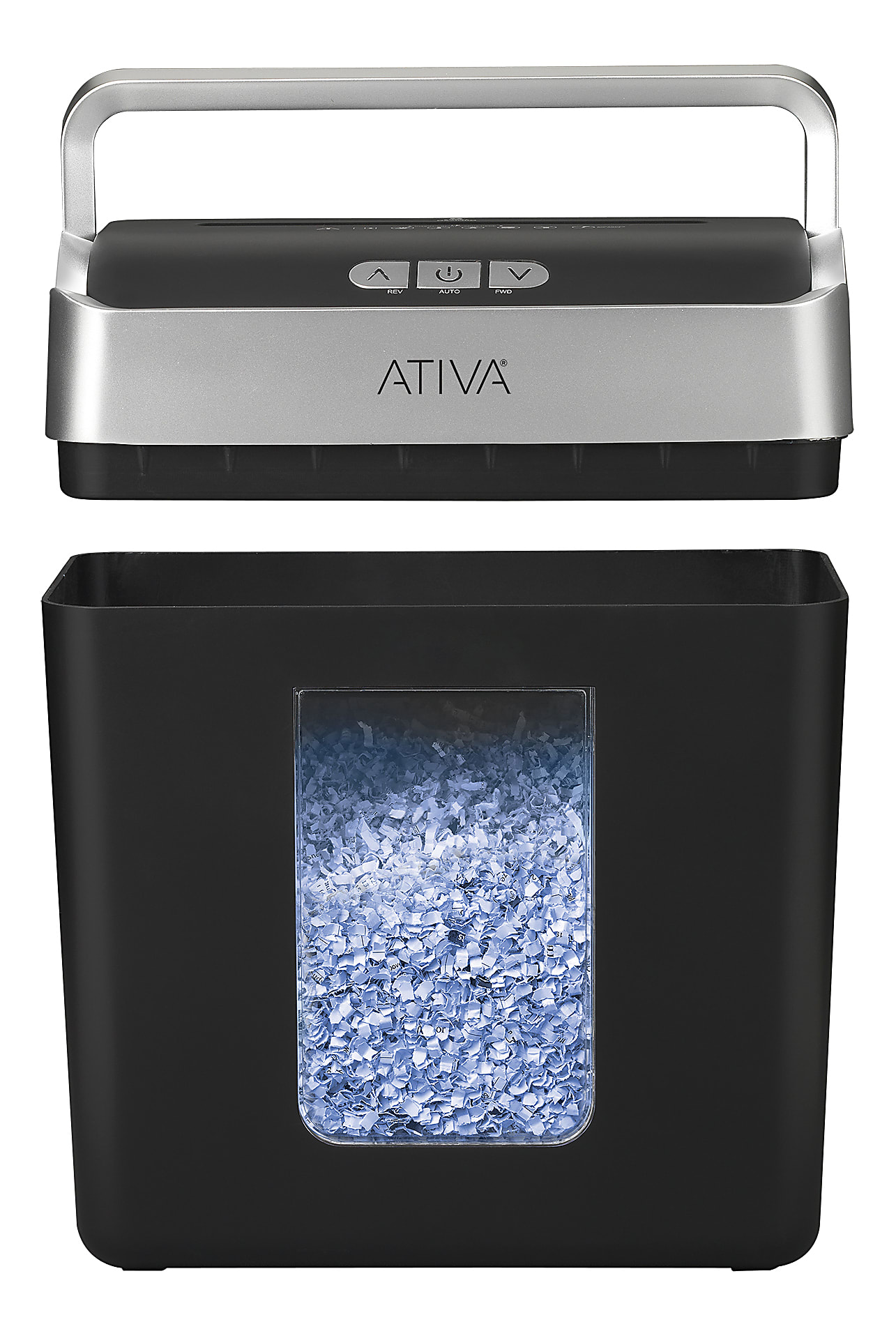 Ativa® 8-Sheet Micro-Cut Lift-Off Shredder With Handle, OMM83B - Image 4