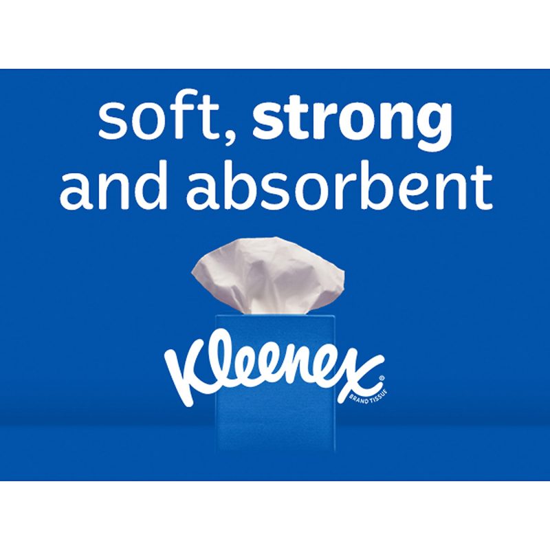 Kleenex® Ultra Soft 3-Ply Unscented Tissues, 8-1/4" x 8-7/16", 65 Per Box, Pack Of 4 Boxes - Image 6