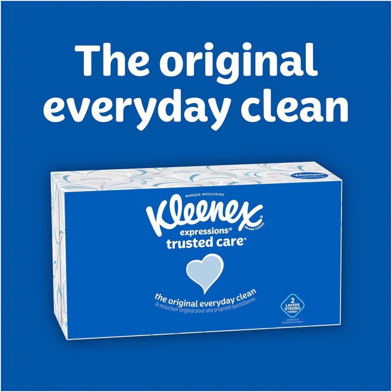 Kleenex® Ultra Soft 3-Ply Unscented Tissues, 8-1/4" x 8-7/16", 65 Per Box, Pack Of 4 Boxes - Image 8