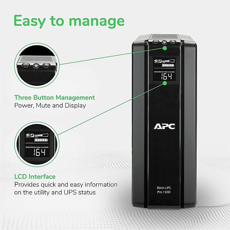 APC® Back-UPS® Pro 1500 Battery Backup System - Image 6