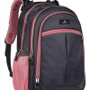 Volkano Orthopedic Backpack With 15.6" Laptop Compartment, Gray/Pink - Image 3