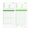 uPunch All Pay Periods Time Cards, 2-Sided, 3.5" x 7.5", Green, Pack Of 100, HNTCG1100 - Image 2