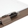 TUL® Discbound Notebook With Leather Cover, Junior Size, Narrow Ruled, 60 Sheets, Black - Image 4