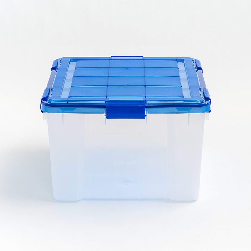 Iris Ultimate Weathertight Storage Boxes, 23-5/8”L x 20-1/16”W x 16-3/16”H, 60 Qt, Clear, Set Of 4 Boxes - Image 5
