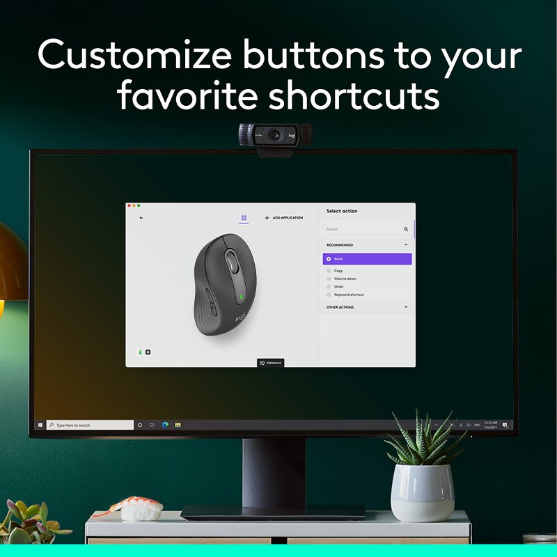 Logitech® Signature M650 Wireless Mouse, Graphite - Image 5