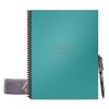 Rocketbook Core Smart Reusable Letter Size Notebook, 8-1/2" x 11", 1 Subject, Line Ruled, 16 Sheets, Teal