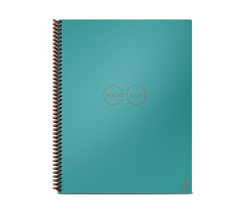 Rocketbook Core Smart Reusable Letter Size Notebook, 8-1/2" x 11", 1 Subject, Line Ruled, 16 Sheets, Teal - Image 2