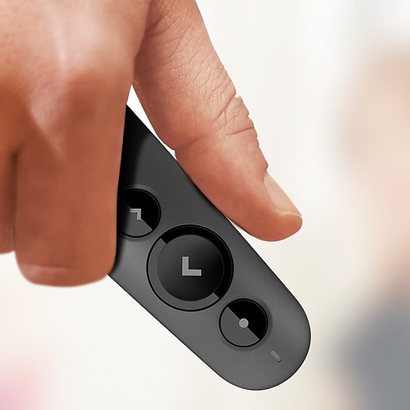 Logitech® Laser Class 1 R500s Bluetooth® & USB Presentation Clicker, 4-7/8”H x 1-1/2”W, Black - Image 11