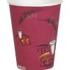 Solo Cup Paper Hot Cups, 12 Oz, Maroon, Carton Of 300 Cups
