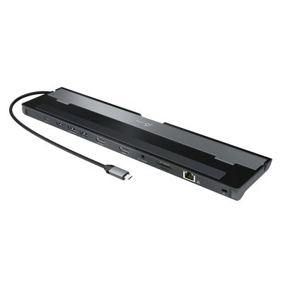 j5create USB-C Dual HDMI™ Docking Station, Gray/Black, JCD542