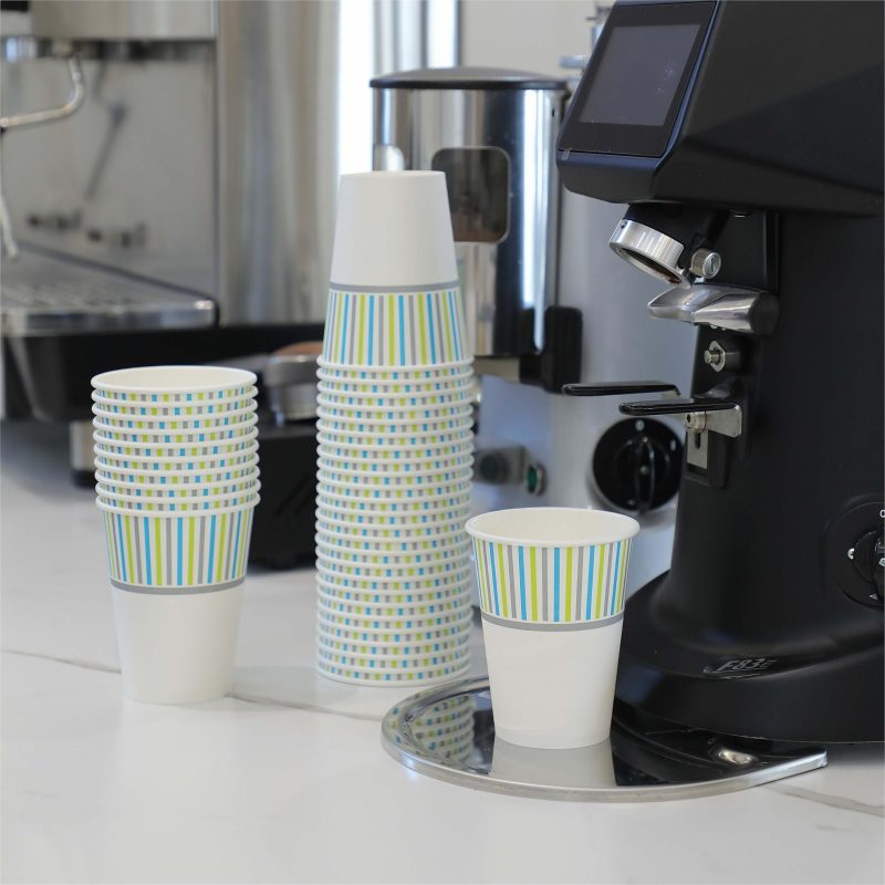 Genuine Joe 12 oz Hot Beverage Cups - 50.0 / Pack - 20 / Carton - Assorted - Paper - Hot Chocolate, Cappuccino, Tea, Coffee, Beverage - Image 3
