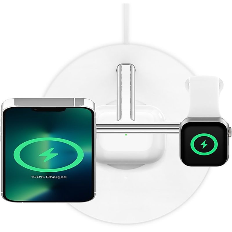Belkin BoostCharge Pro 3-in-1 Wireless Charger with Official MagSafe Charging 15W - Input connectors: USB - Image 7