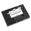 Pacon® Junior Composition Books, Wide Ruled, 5" x 7-1/2", Black Marble, 100 Sheets, Pack Of 12 Books - Image 2