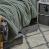 Dormify Under the Bed Storage Bin On Wheels, Gray - Image 3