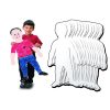 Roylco® Big Huge Kid Fingerpaint Paper Shapes, 18" x 35", Pack Of 24 - Image 2