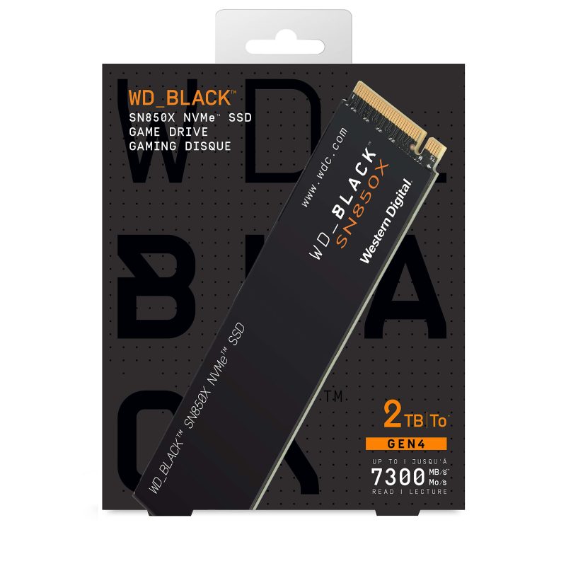 Western Digital BLACK™ SN850X NVMe™ SSD, 2TB, Black