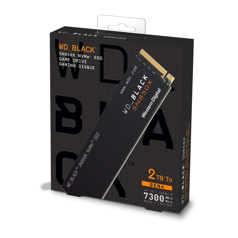 Western Digital BLACK™ SN850X NVMe™ SSD, 2TB, Black - Image 2