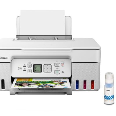 Canon® PIXMA™ G3270 MegaTank Wireless Inkjet All-In-One Color Printer, White