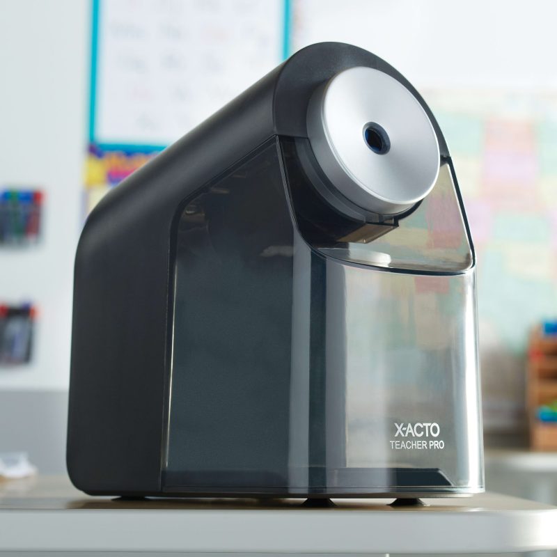 X-ACTO® TeacherPro® Classroom Electric Pencil Sharpener, Blue - Image 5