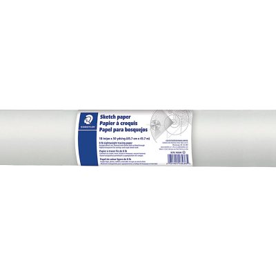 Staedtler® Drawing Paper Roll, 18" x 50 Yards, White