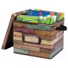 Teacher Created Resources Storage Box With Lid, Medium Size, Brown - Image 2
