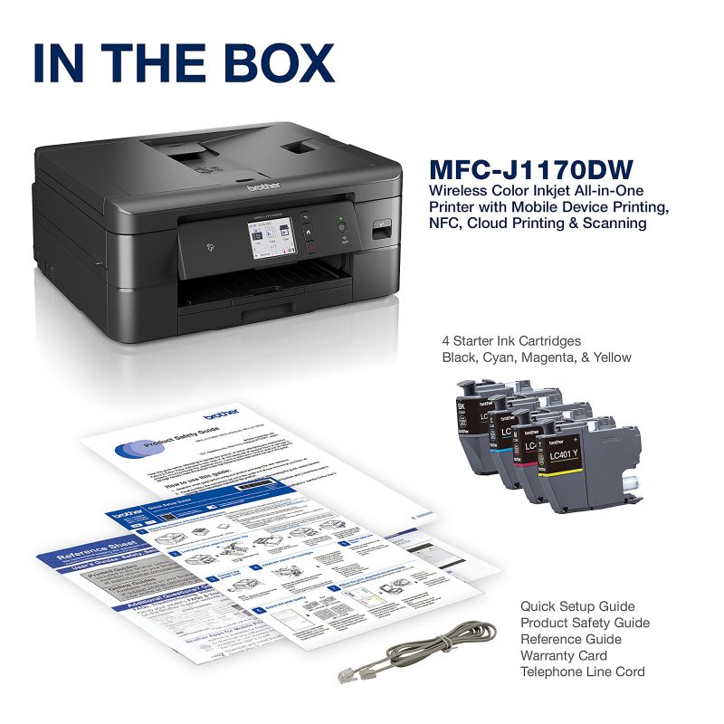 Brother® MFC-J1170DW Wireless Inkjet All-In-One Color Printer With Refresh EZ Print Eligibility - Image 7