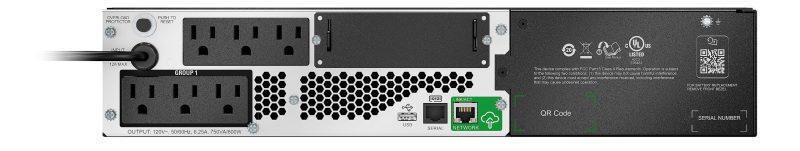 APC® Smart 6-Outlet Uninterruptible Power Supply, 750VA/600 Watts, SMTL750RM2UC - Image 4
