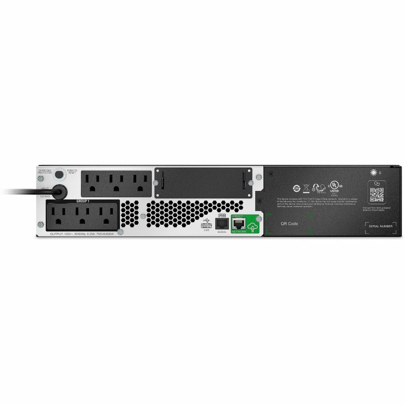 APC® Smart 6-Outlet Uninterruptible Power Supply, 750VA/600 Watts, SMTL750RM2UC - Image 10
