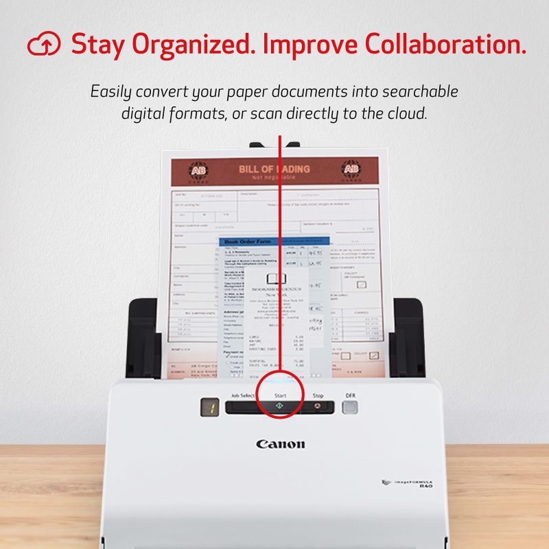Canon imageFORMULA R40 Color Office Scanner, 4229C001 - Image 3