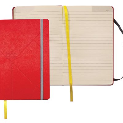 TOPS® Idea Collective Hardbound Journal, 8 1/4" x 5", Red, 120 Sheets