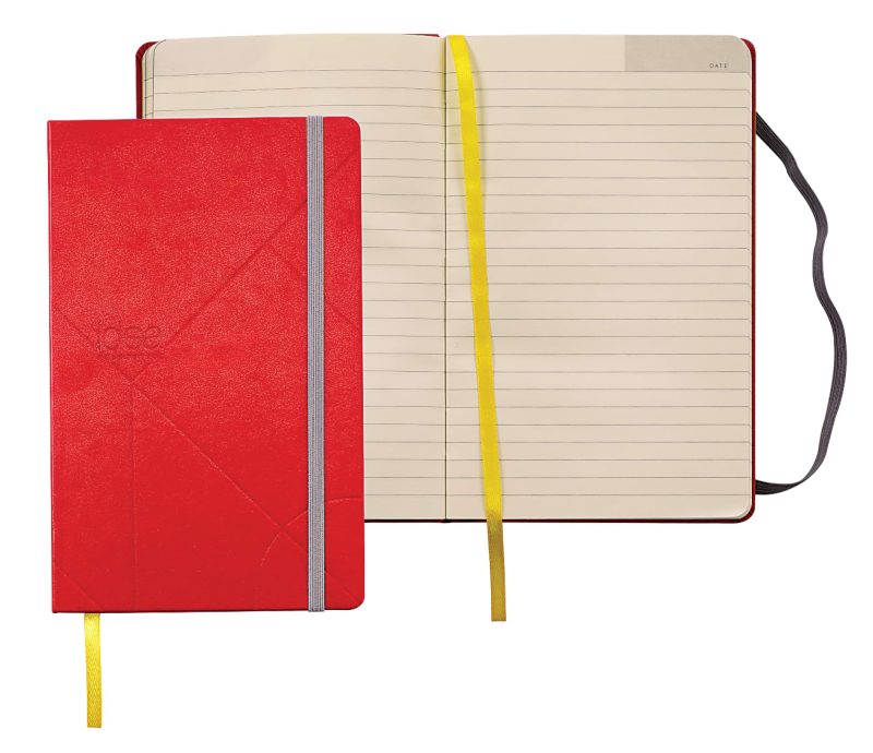 TOPS® Idea Collective Hardbound Journal, 8 1/4" x 5", Red, 120 Sheets