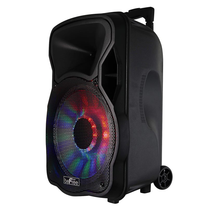BeFree Sound Bluetooth® Portable Party PA Speaker, Black - Image 5