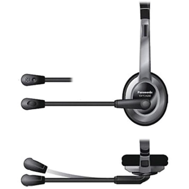 Panasonic KX-TCA430 Headset - Mono - Sub-mini phone (2.5mm) - Wired - Over-the-head - Monaural - Semi-open - 4 ft Cable - Image 6