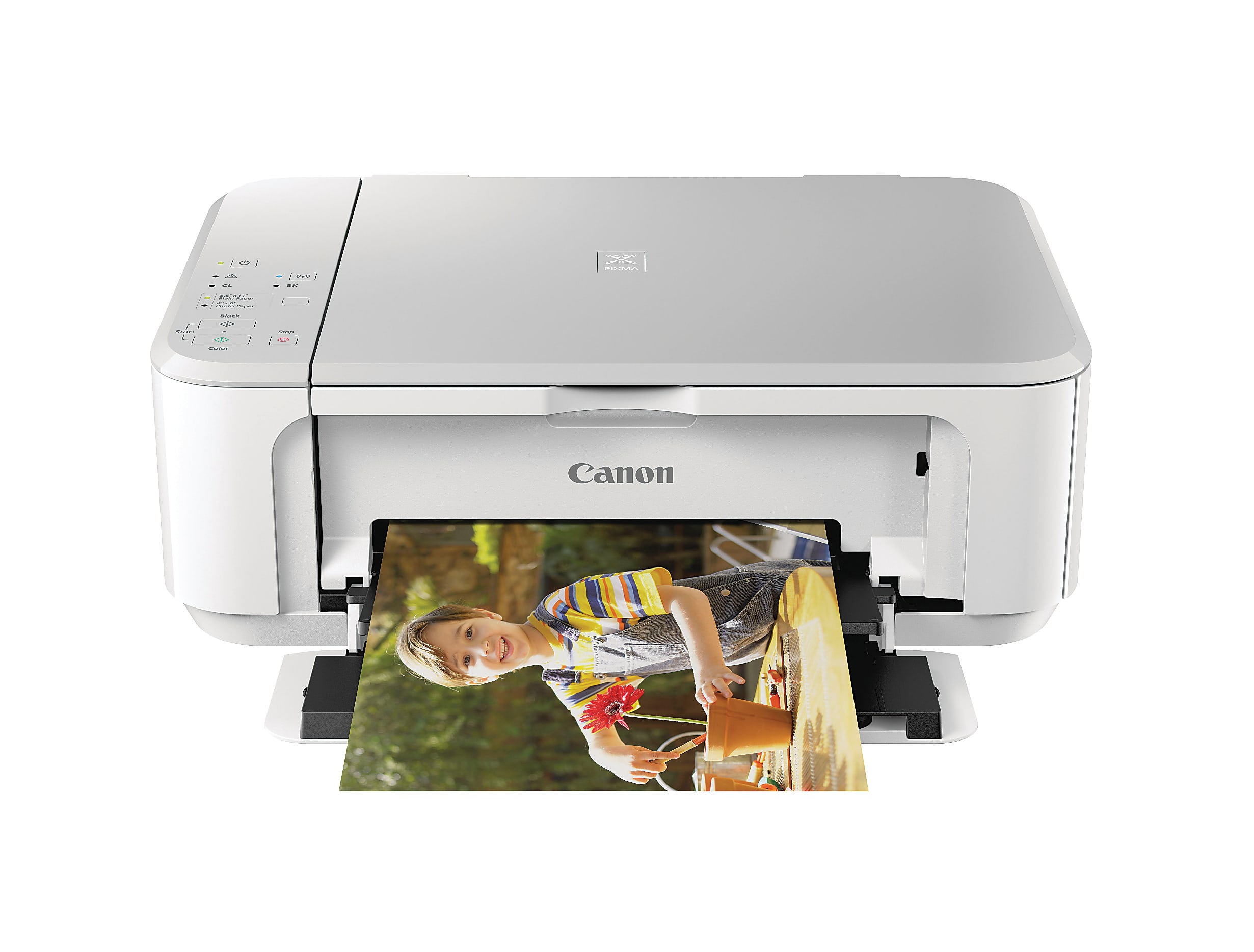 Canon® PIXMA™ MG3620 Wireless Inkjet Color Printer, White - Image 3