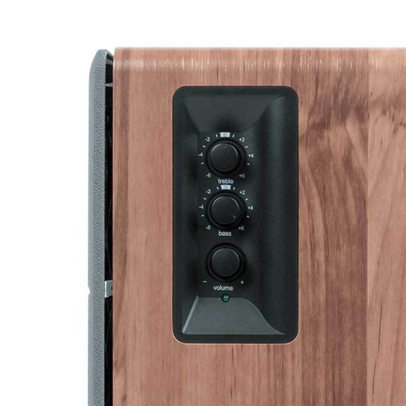 Edifier R1280DB 42-Watt RMS Amplified Bluetooth® Bookshelf Wired Speaker System, Brown - Image 5