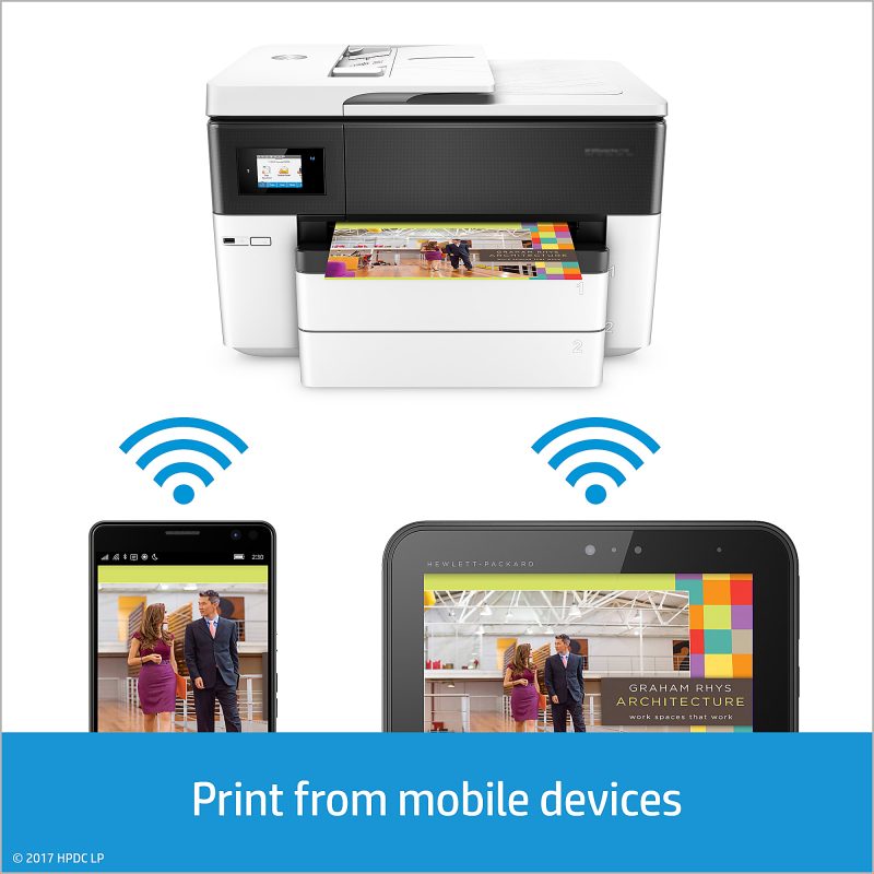 HP OfficeJet Pro 7740 Wide-Format Wireless Inkjet All-In-One Color Printer - Image 7